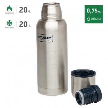 Термос STANLEY ADVENTURE 0,75L 10-01562-017 стальной Термос STANLEY ADVENTURE 0,75L 10-01562-017 стальной